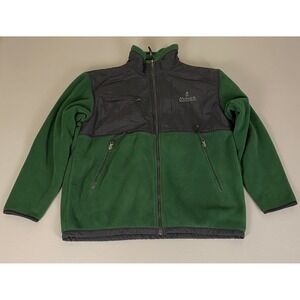 Weatherproof Fleece Jacket Men's XL Full Zip Green Mohonk Mountain House Logo